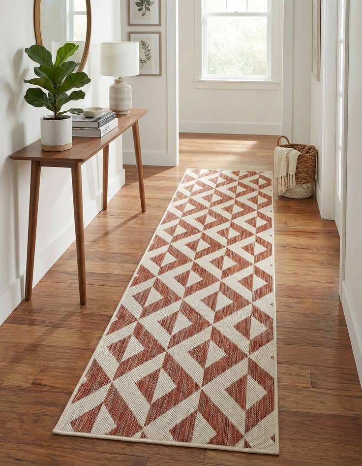 Detail image of 2' x 8'  Washable Jill Zarin Napa Indoor / Outdoor Runner Rug