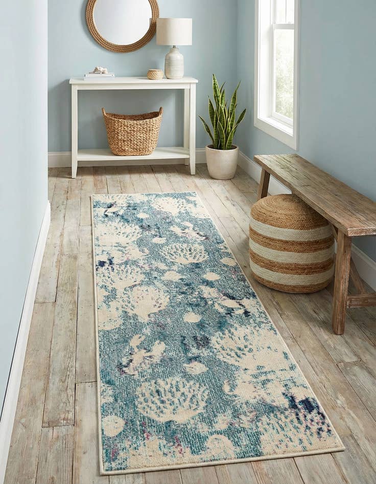 Detail image of 2' 2 x 6' 9 Washable Amalfi Runner Rug