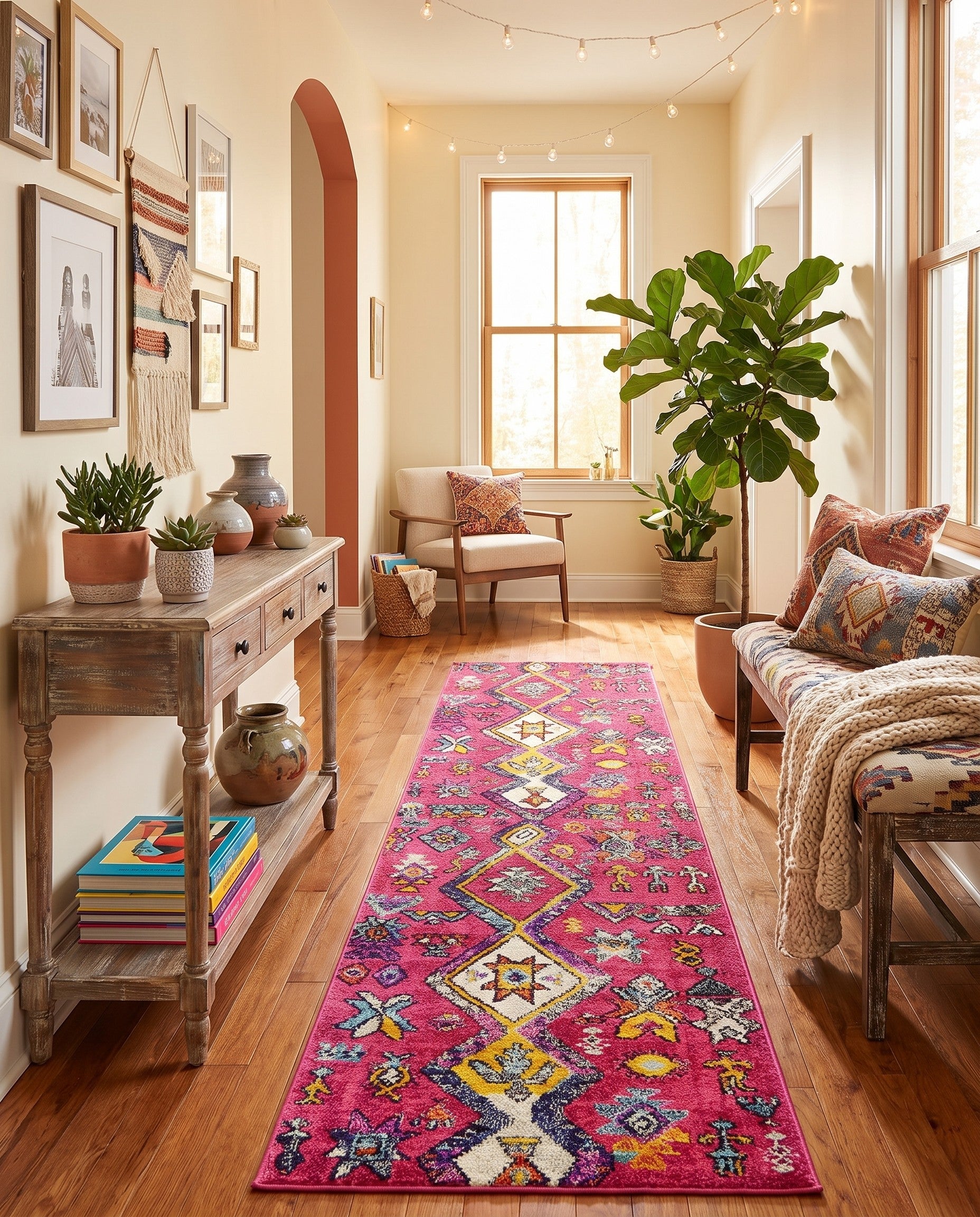 2' 7 x 10' Washable Mesa Runner Rug