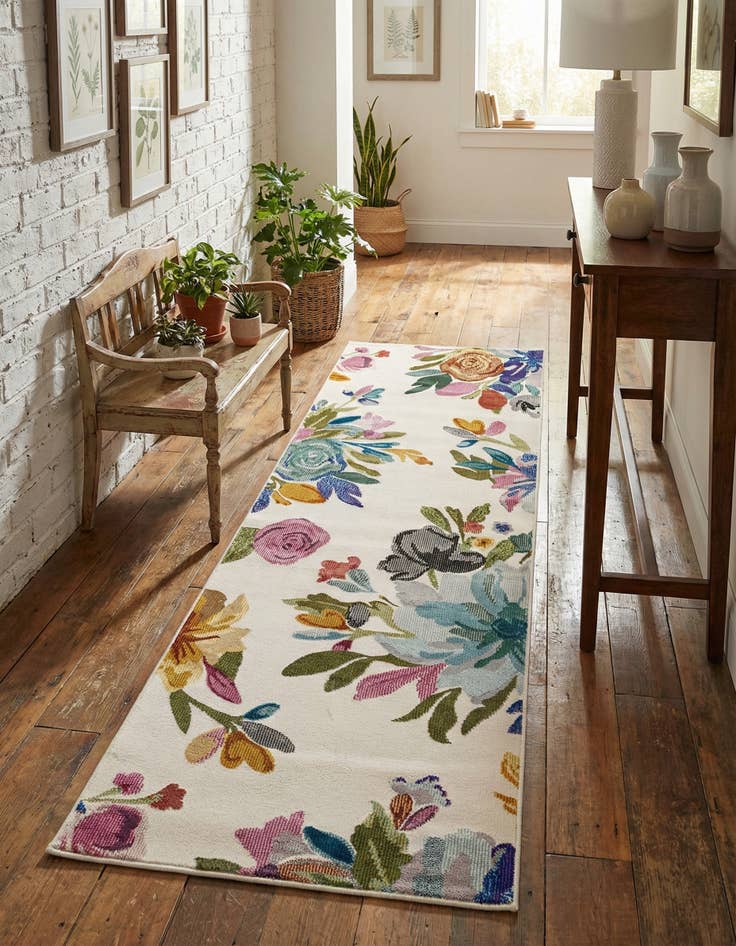 Detail image of 2' x 6' Blossom Runner Rug