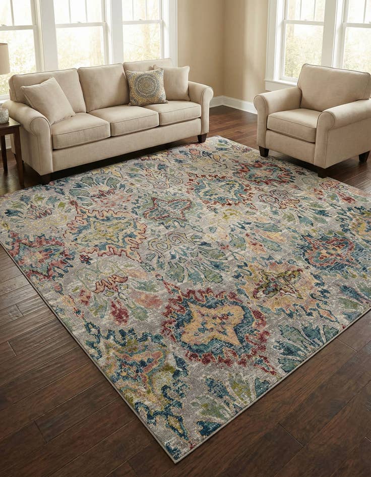 Detail image of 10' 2 x 10' 2 Charleston Square Rug