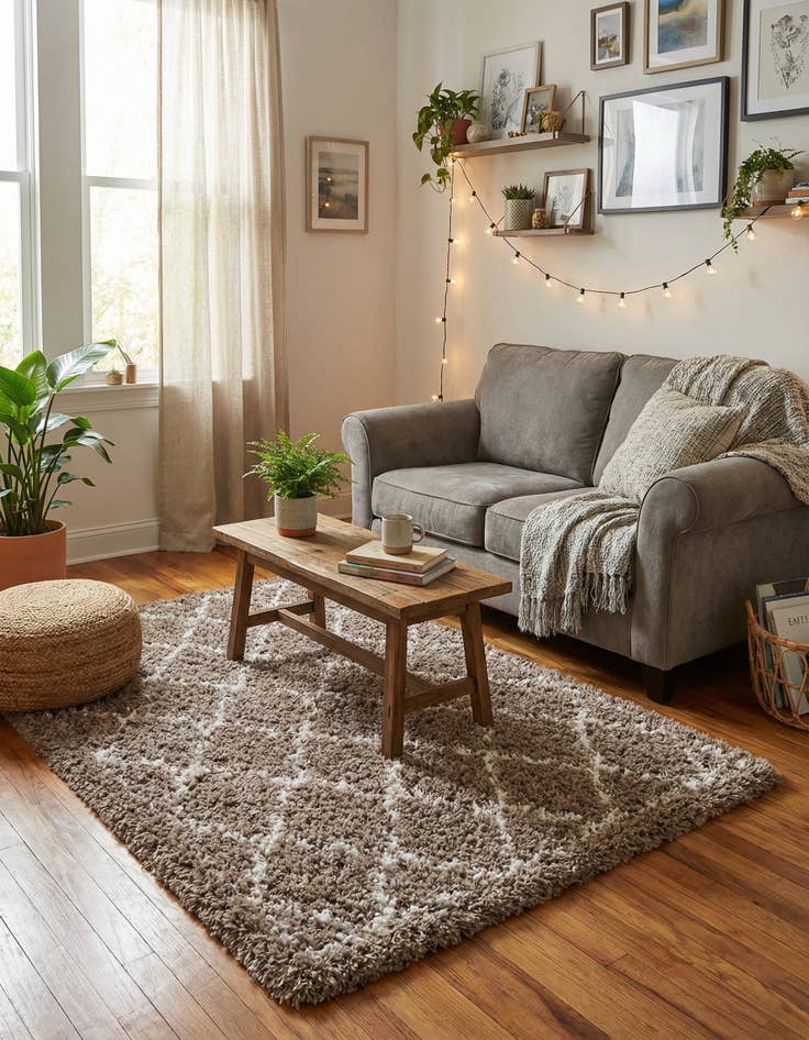 Detail image of 4' x 6' Infinity Shag Rug