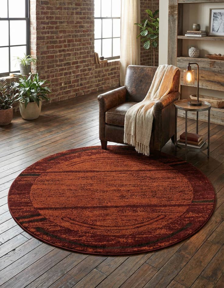 Detail image of 5' 3 x 5' 3 Harvest Round Rug