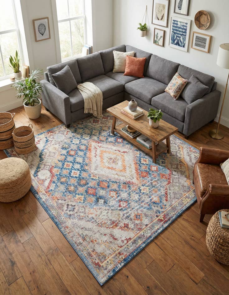 Detail image of 8' x 8' Brooklyn Square Rug