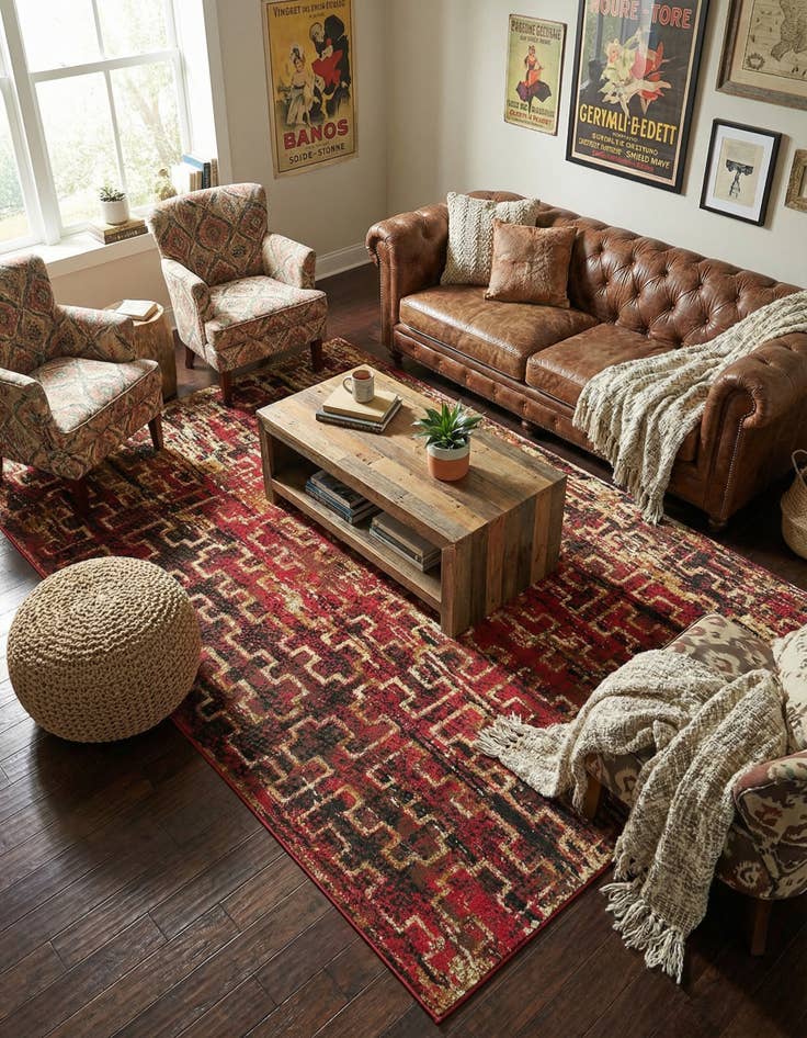 Detail image of  6' x 9' Saturn Rug