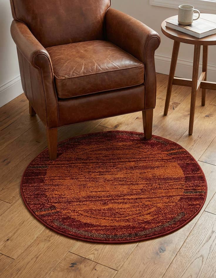 Detail image of 3' x 3' Equinox Round Rug