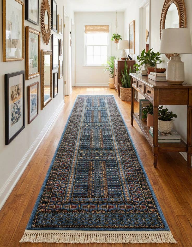 Detail image of 2' 7 x 10' Bokhara Runner Rug