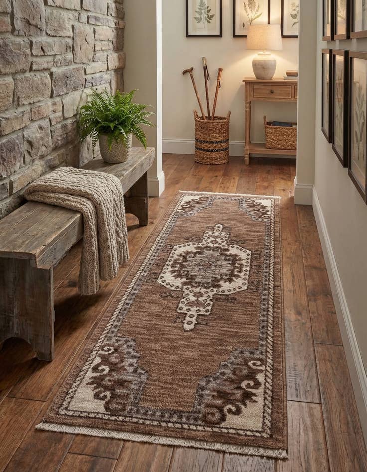 Detail image of 2' x 6' 3 Grand Tradition Runner Rug