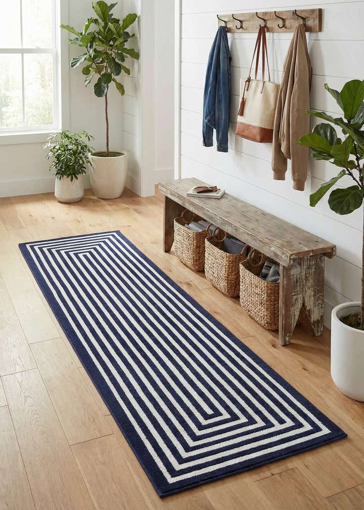 2' x 8' Easy-Clean Sabrina Soto Prescott Indoor / Outdoor Runner Rug