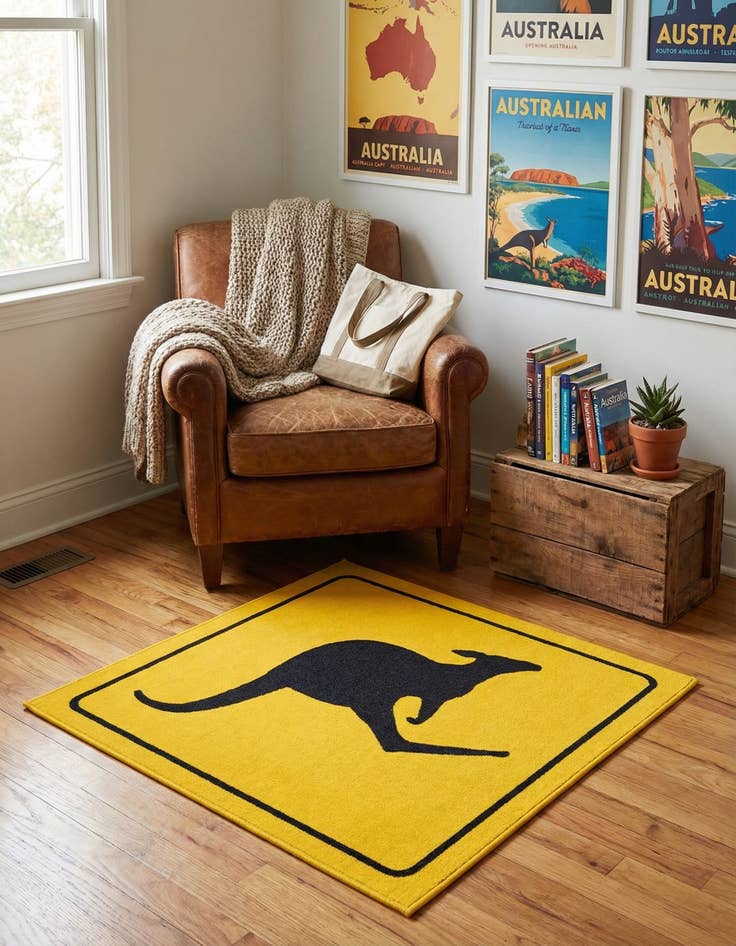 Detail image of 3' 3 x 3' 3 Zoey Square Rug