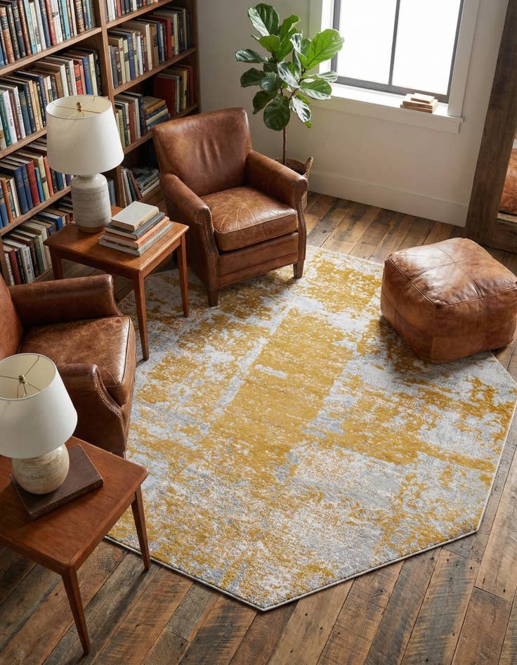 Detail image of 7' 10 x 7' 10 Finsbury Octagon Rug