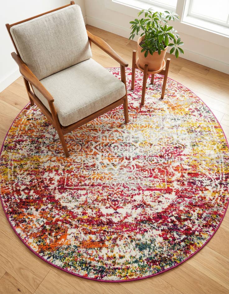 Detail image of 5' 3 x 5' 3 Arlington Round Rug