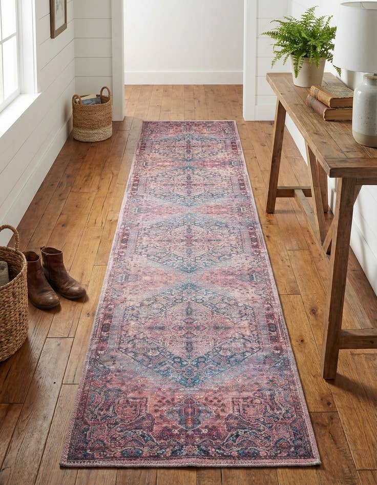 Detail image of 2' x 10' Washable Maahru Runner Rug