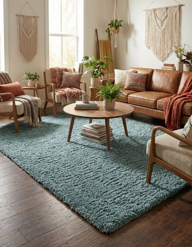 Detail image of 8' x 11' Infinity Shag Rug