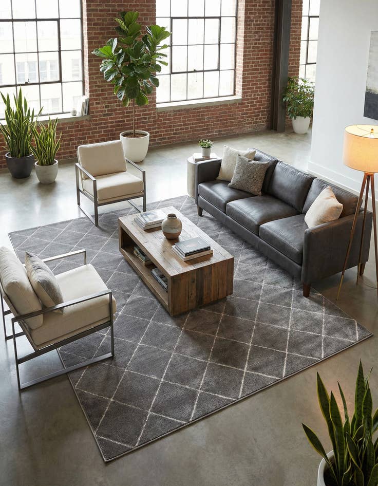 Detail image of 7' 10 x 10' Vogue Geo Rug