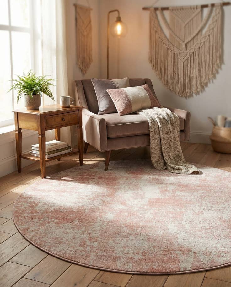 Detail image of 5' x 5' Aurora Round Rug