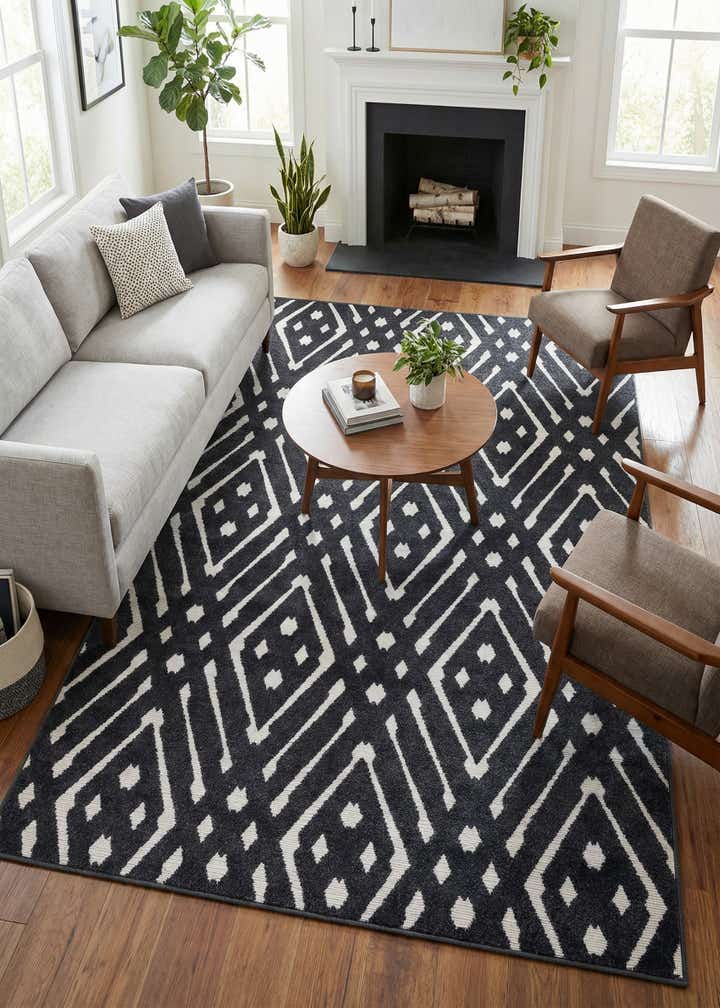 5' x 8' Easy-Clean Sabrina Soto Ella Indoor / Outdoor Rug
