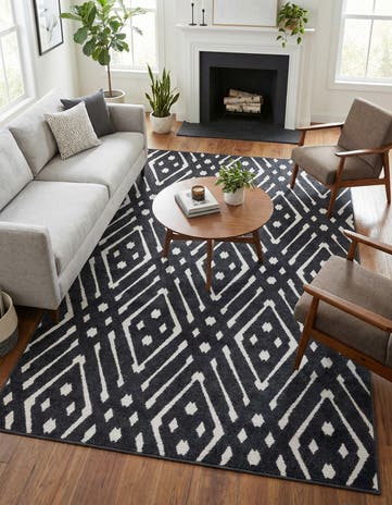5' x 8' Easy-Clean Sabrina Soto Ella Indoor / Outdoor Rug