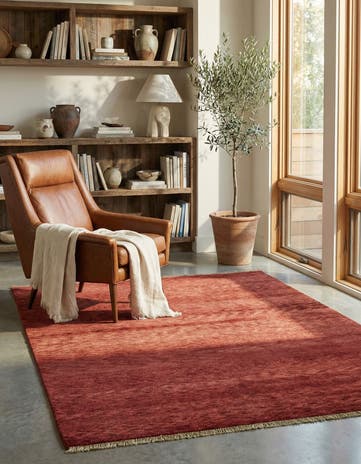 4' 7 x 6' 4 Hand Knotted Modern Ziegler Rug