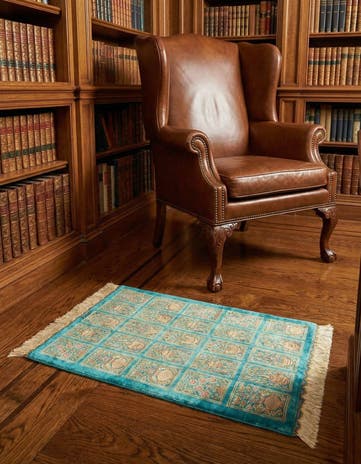 1' 11 x 2' 11 Ghom Silk Rug