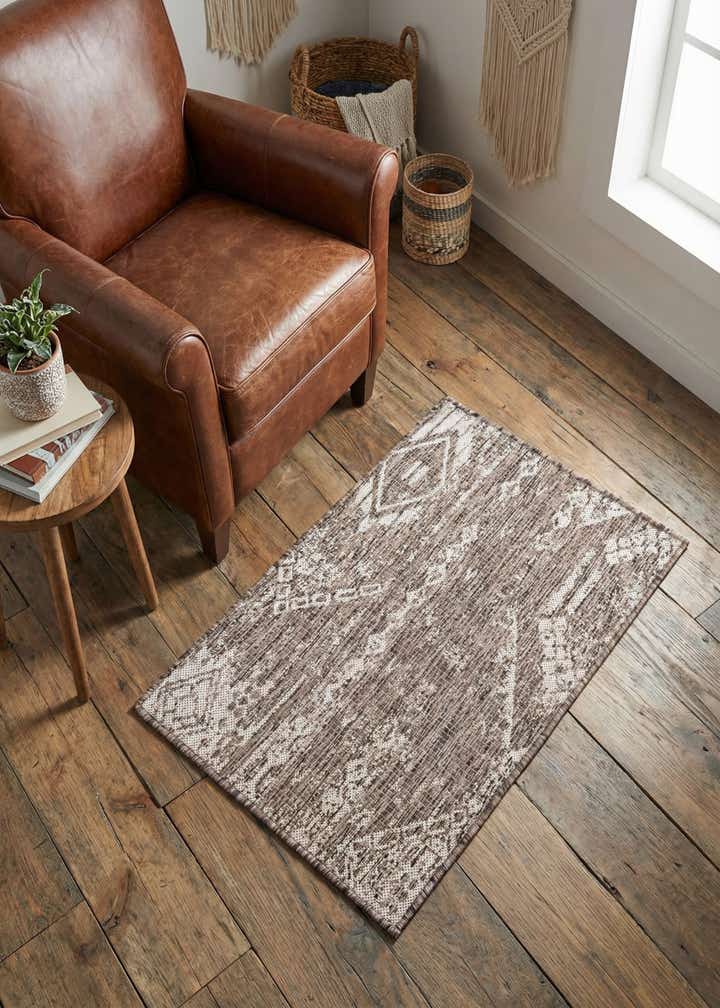 2' x 3' Easy-Clean Bohemian Indoor / Outdoor Rug