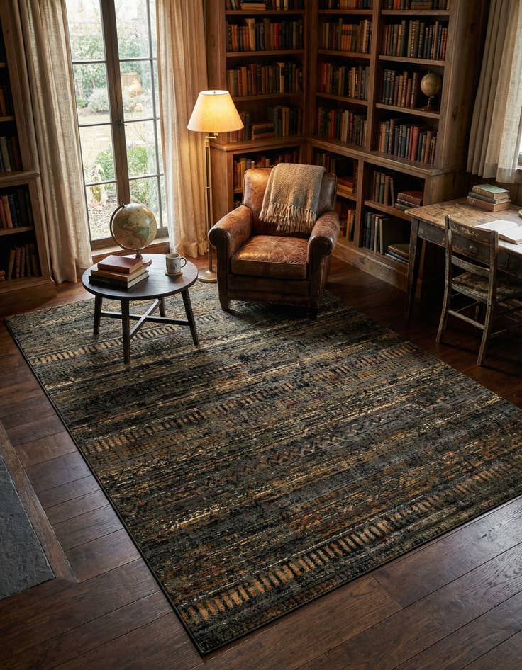 Detail image of 7' 1 x 10' Saturn Rug