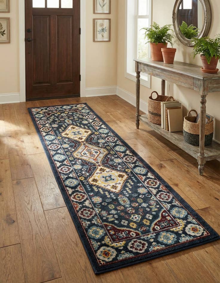 Detail image of 2' x 6' Kamala Washable Runner Rug