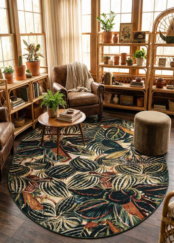 7' 10 x 10' Blossom Oval Rug