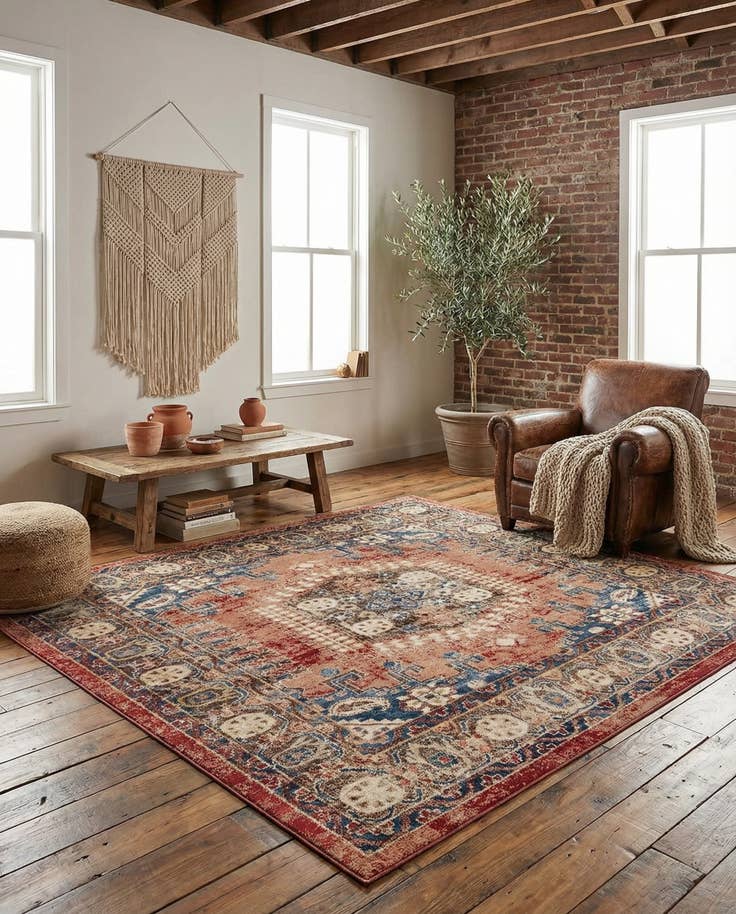 Detailansicht von 215cm x 215cm Arcadia Quadrat Teppich