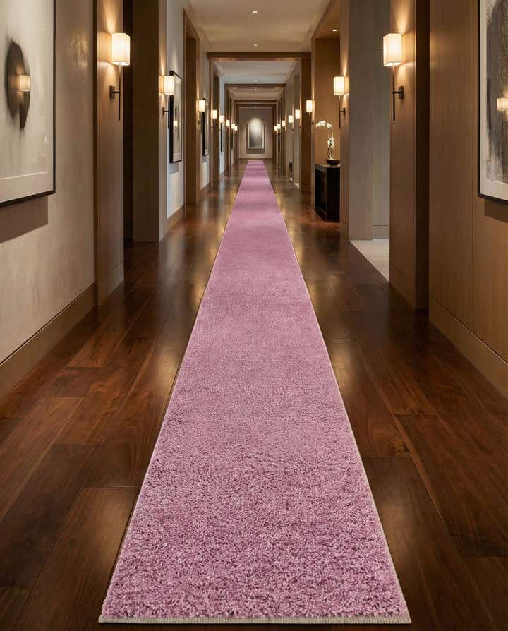 2' 7 x 98' 5 Solid Frieze Runner Rug