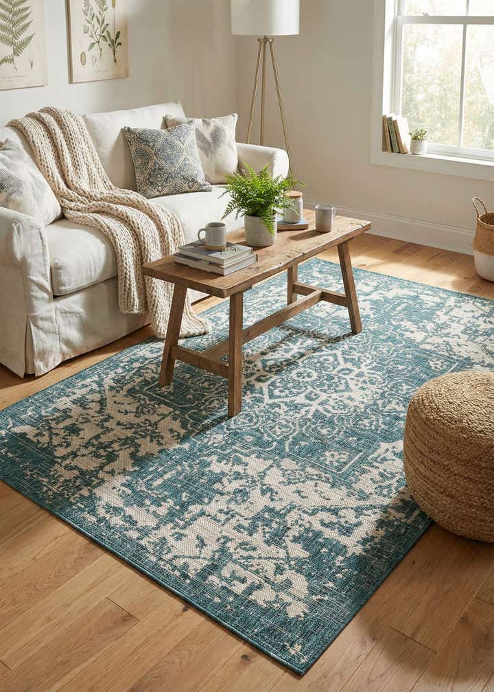 4' x 6' Easy-Clean Jill Zarin Dubai Indoor / Outdoor Rug