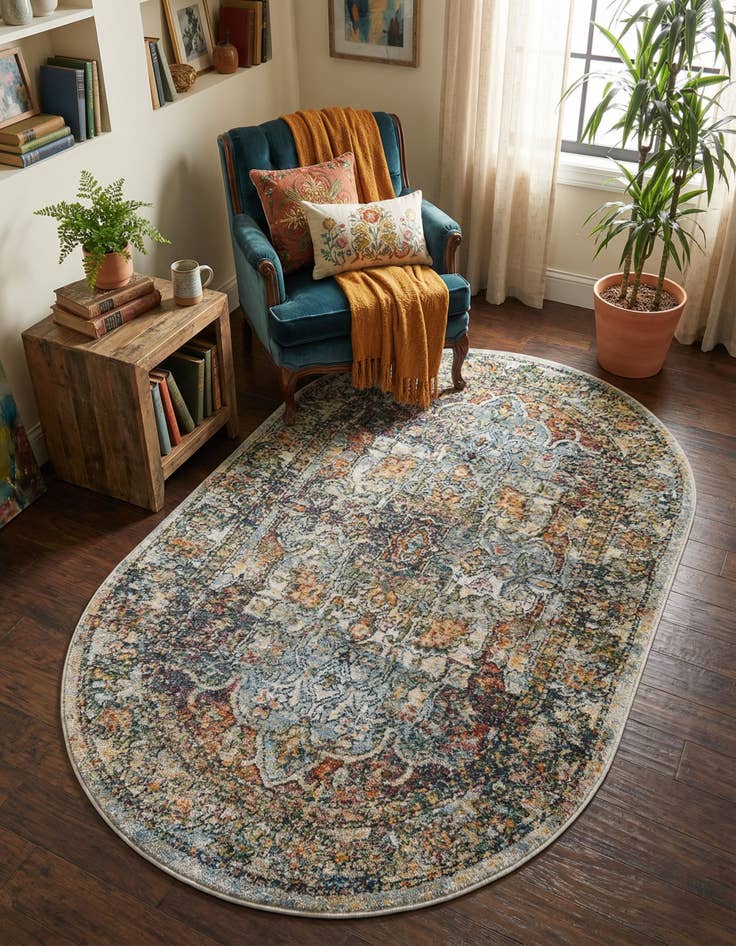 Detail image of 3' 3 x 5' 3 Isabella Oval Rug