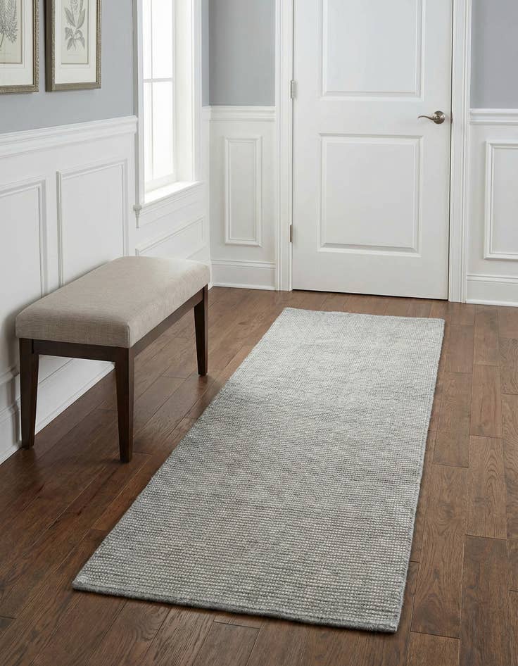 Detail image of 2' x 5' 1  Hand Woven Jill Zarin English Manor Farmhouse Wool Runner Rug