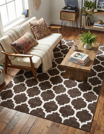 5' 3 x 8' Lattice Rug