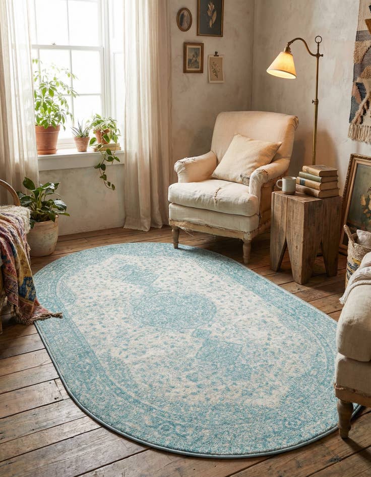 Detail image of 5' 3 x 8' Dover Oval Rug