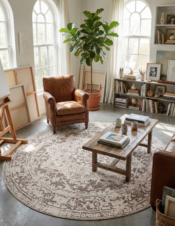 Detail image of 12' x 12' Arlington Round Rug