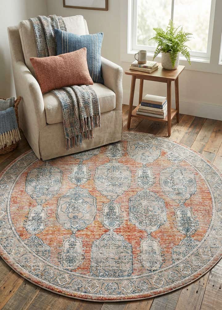 7' 10 x 7' 10 Lola Round Rug