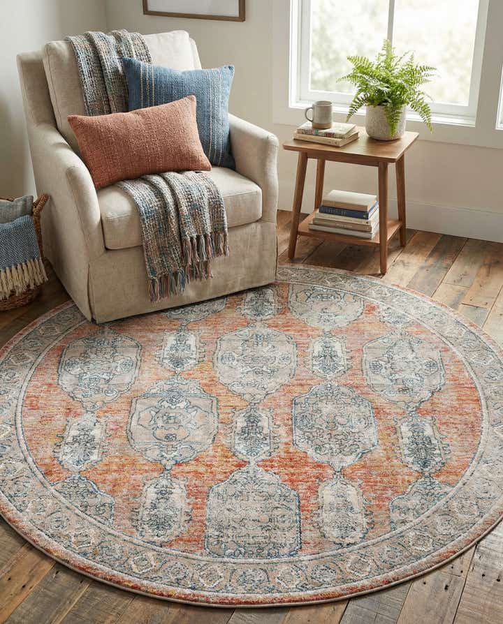 7' 10 x 7' 10 Lola Round Rug