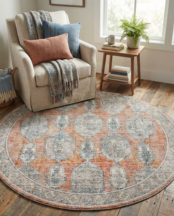 Detail image of 7' 10 x 7' 10 Lola Round Rug
