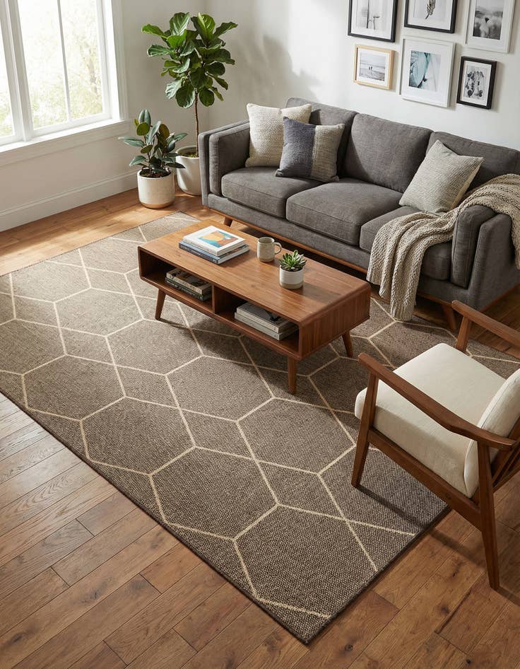 Detail image of 6' 3 x 9' Dunes Rug