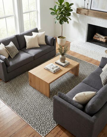 7' 10 x 10' Easy-Clean Jill Zarin Costa Rica Indoor / Outdoor Rug