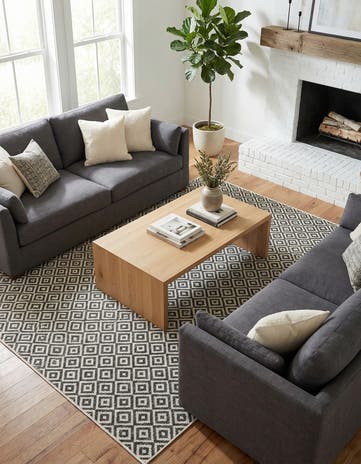 7' 10 x 10' Easy-Clean Jill Zarin Costa Rica Indoor / Outdoor Rug