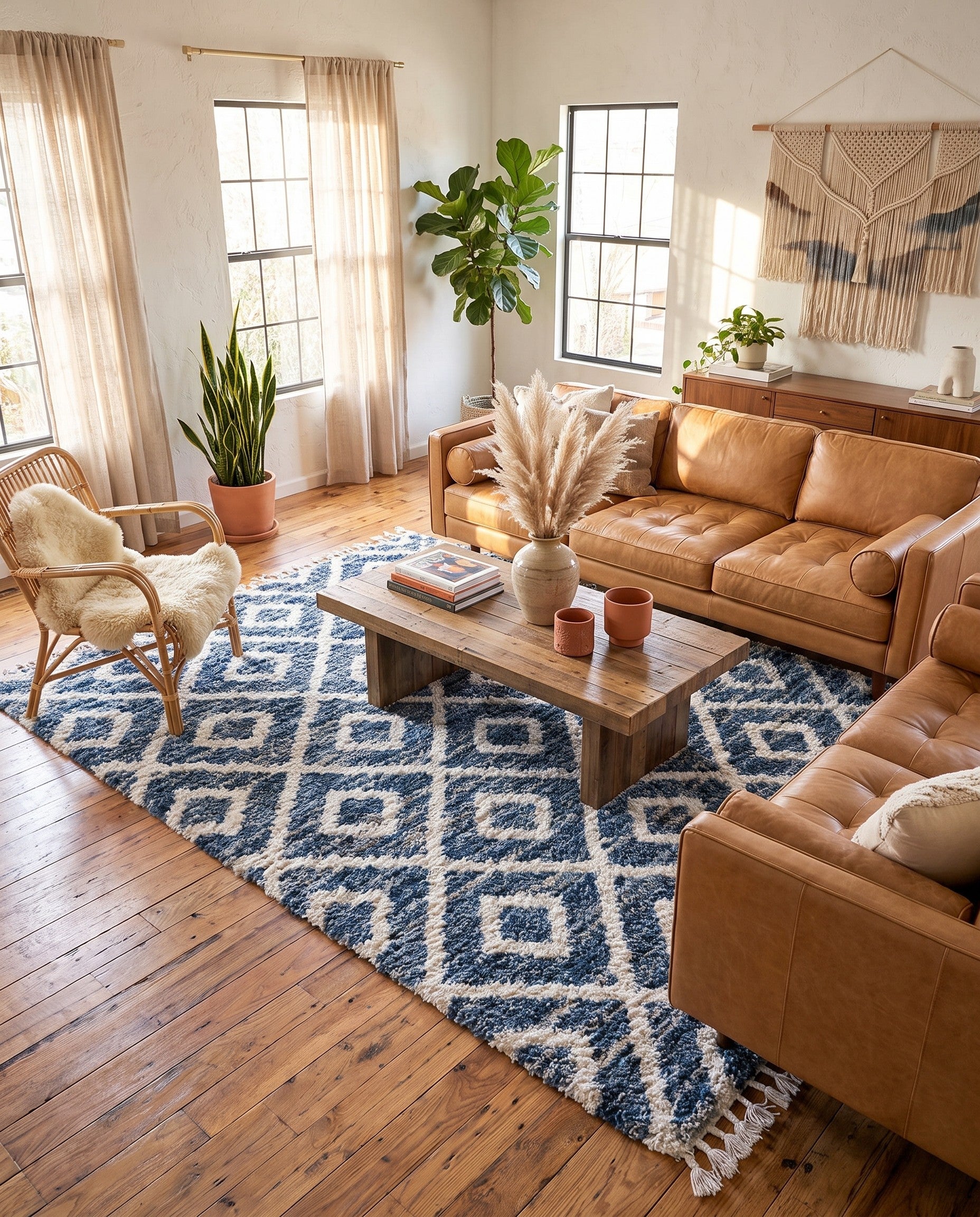9' x 12' 2 Athena Shag Rug