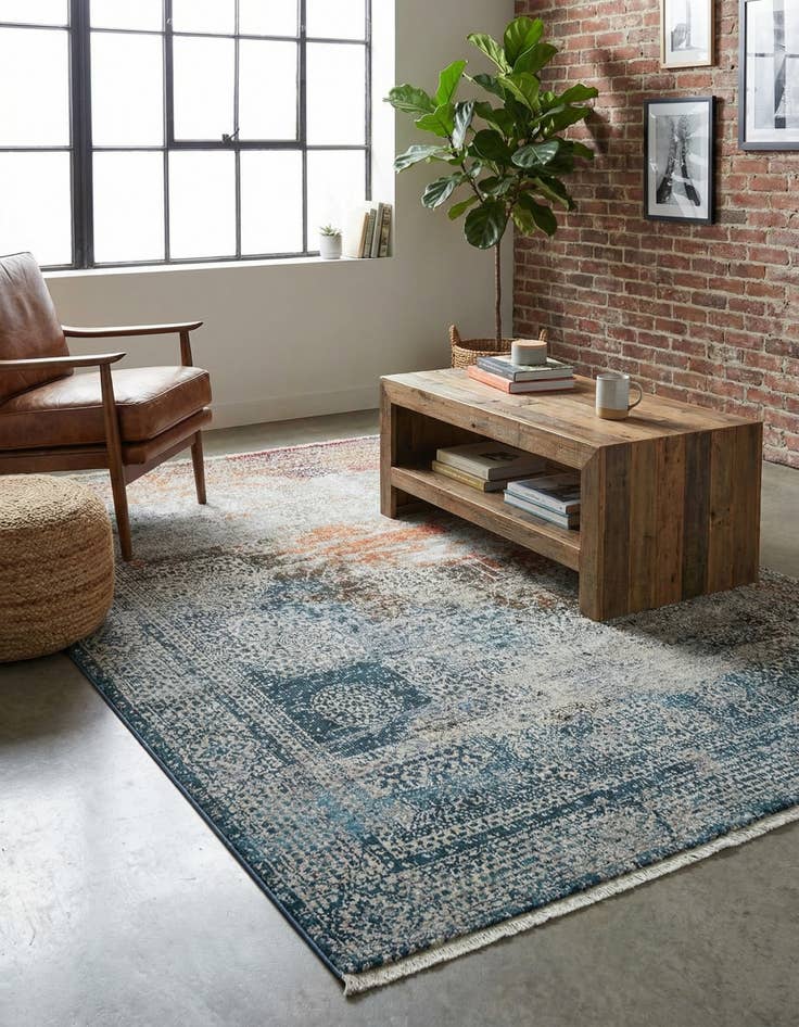 Detail image of 4' 3 x 6' Santiago Rug