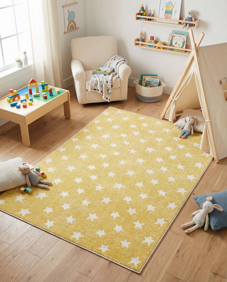 Detail image of 4' x 6' Whimsy Kids Rug