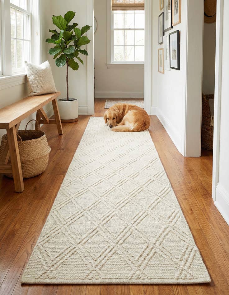 Detail image of 2' x 8' Hand Knotted Jill Zarin Dorset Runner Rug