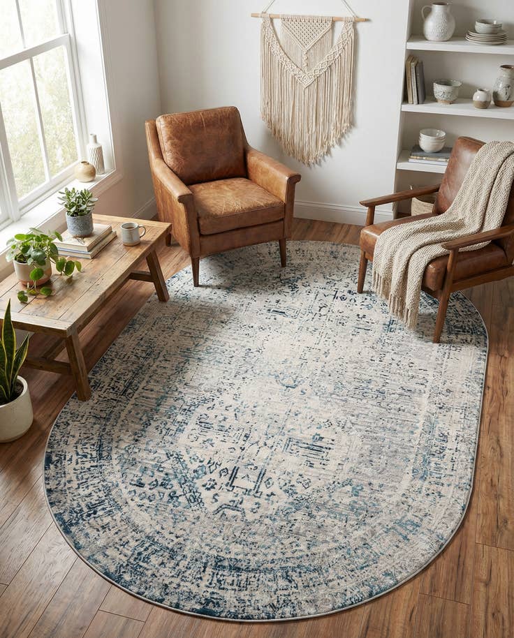 Detail image of 5' 3 x 8' Finsbury Oval Rug