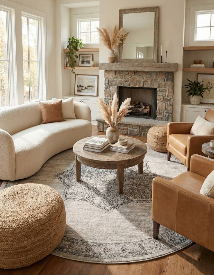 Detail image of 10' x 10' Nyla Round Rug