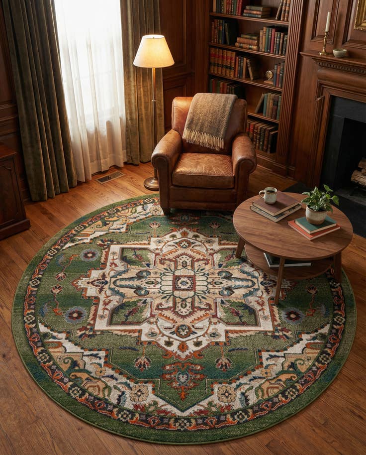 Detail image of 8' x 8' Isabella Round Rug