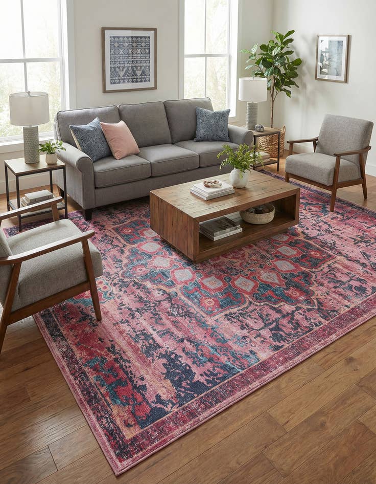 Detail image of 9' 2 x 12' Washable Francesca Rug